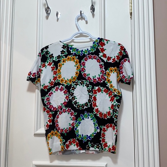 Floral short sleeve cardigan - Picture 2 of 2